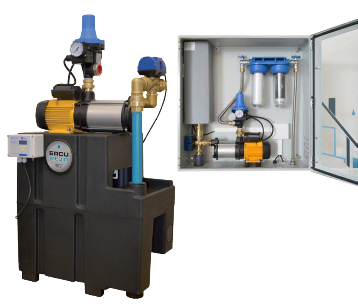 Regenwassersysteme & Pumpen