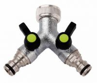 Maxuflex - 3 Wege Verteiler IG und 2 x Klickanschluß absperrbar Blister