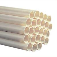 PVC drukbuis gemoft 5 mtr KIWA kleur créme