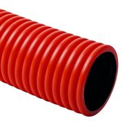 HDPE-Kabelschutzrohr auf Rolle rot