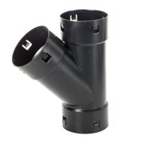 PP-Drainage T-Stück 45°