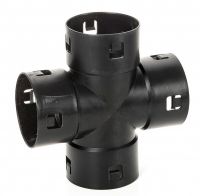 PP-Drainage Kreuzstück 90°