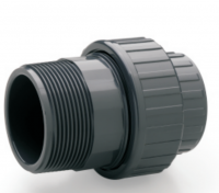 PVC 3-delige koppeling binnen-/buitendraad Plimat