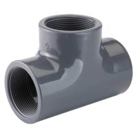 PVC T-stuk met RVS ring draadverbinding